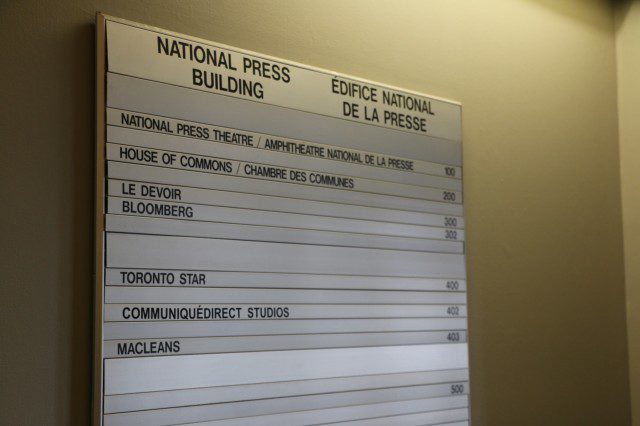 The National Press Gallery Building in Ottawa